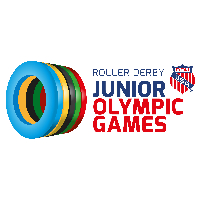 Jr Olym Games - Roller Derby - Track 1 - July 13th - 1 Day Pass Logo