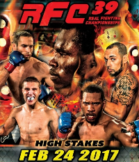 RFC 39 MMA LIVE! FEBRUARY 24, 2017 Starts at 8PM Sharp Logo