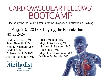 Cardiovascular Fellows Boot Camp - Vascular Surgery 2017 Day 1 Logo