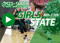 Court 1: 8th - 11th Grade TNAAU Girls Basketball Championship Logo