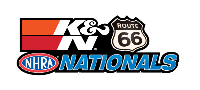 K&N Filters Route 66 NHRA Nationals, Chicago, IL - Sunday Logo