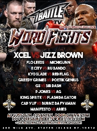 IBATTLE PRESENTS: WORD FIGHTS Logo