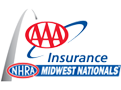 AAA Insurance NHRA Midwest Nats, St Louis, MO - Saturday - AUDIO Only Logo