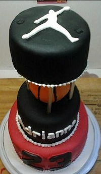 Stacked Micheal Jordan Cake Live Demo Logo